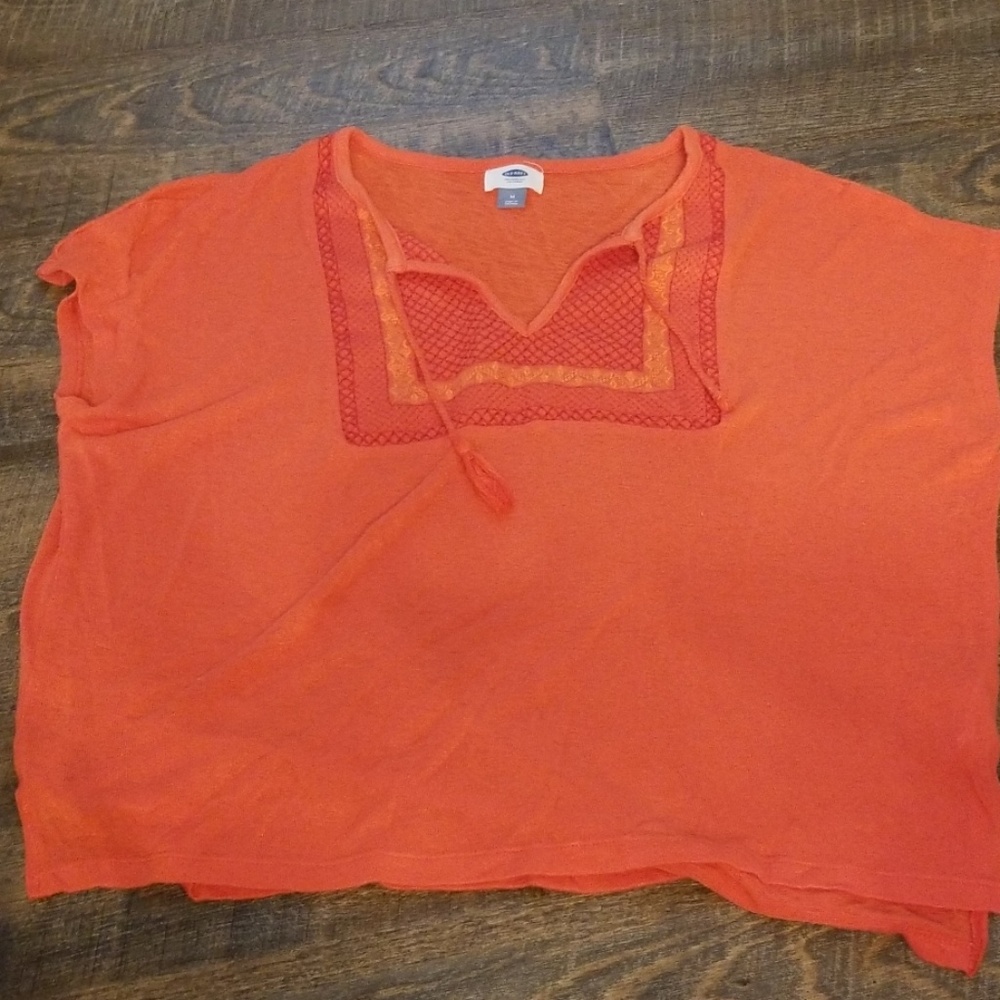 Loose Orange Blouse